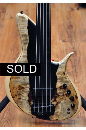 Meridian Horizon Fretless 5 Poplar Burl Meridian Horizon Fretless 5 Poplar Burl